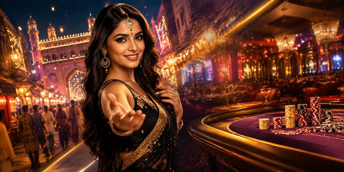 Indian user registering on casino app with smartphone