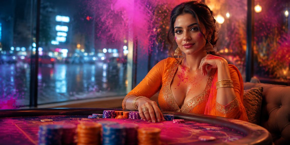 Mumbai player enjoying Rummy and casino games on mobile during Holi festival